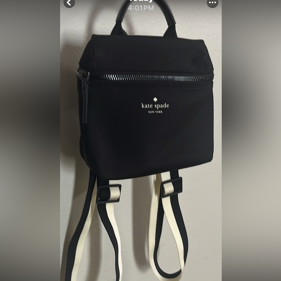 Kate Spade Black and White mini Backpack - Picture 3 of 15